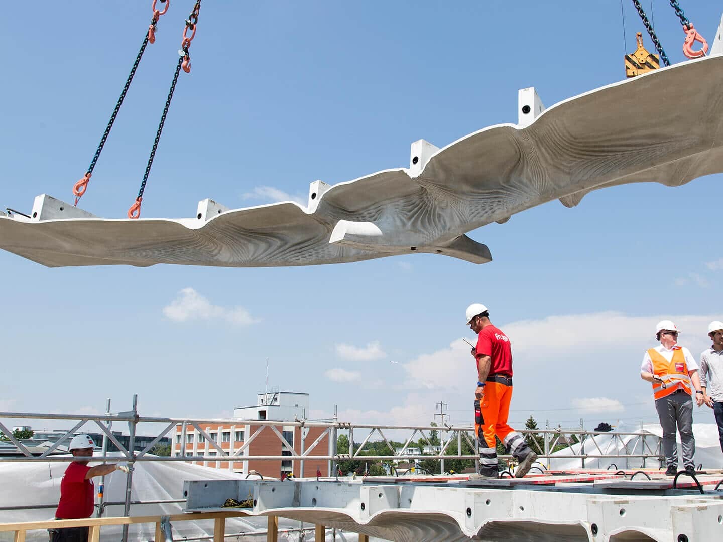 3D gedruckte Betonschalung für Konstruktion voxeljet